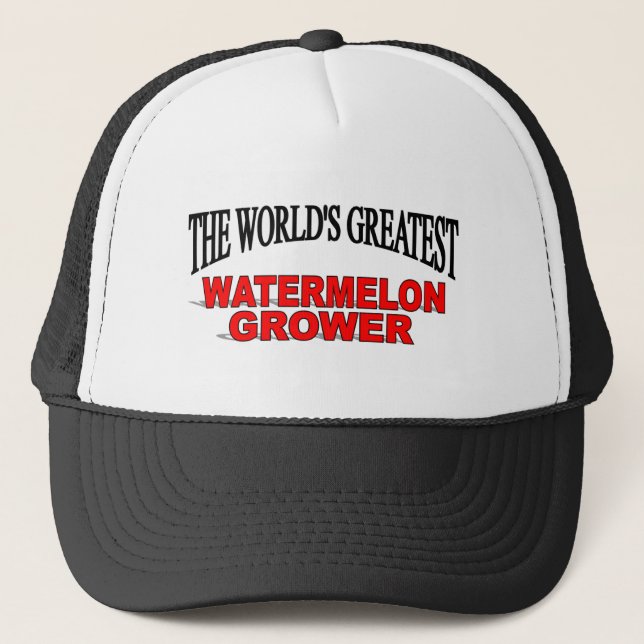 Casquette Le plus grand cultivateur de la pastèque du monde (Devant)