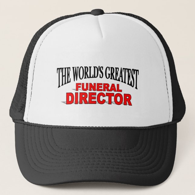 Casquette Le plus grand directeur des pompes funèbres du (Devant)