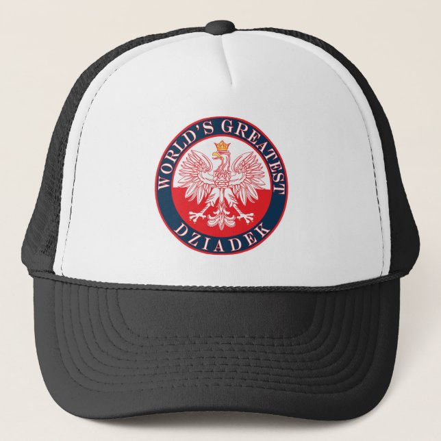 Casquette Le plus grand Dziadek du monde (Devant)