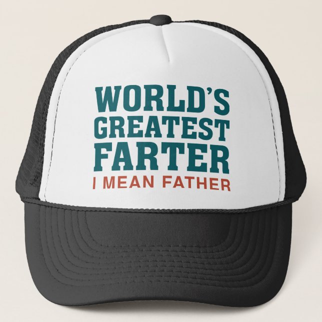 Casquette Le plus grand Farter du monde (Devant)