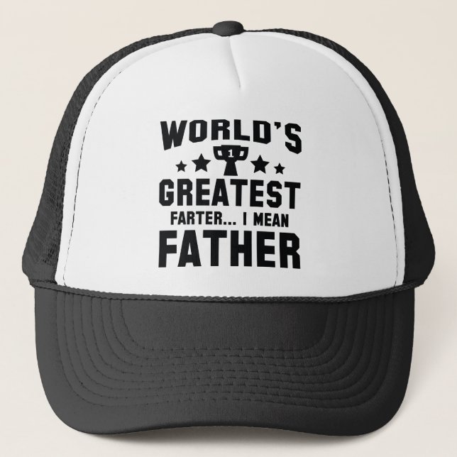 Casquette Le plus grand Farter du monde (Devant)