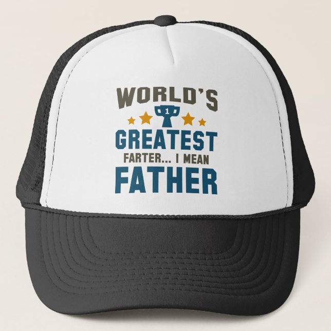 Casquette Le plus grand Farter du monde (Devant)