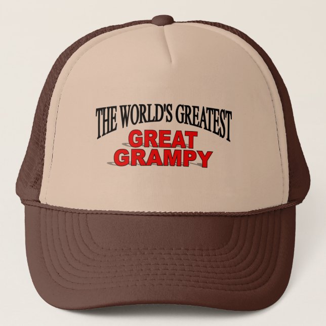 Casquette Le plus grand grand Grampy du monde (Devant)