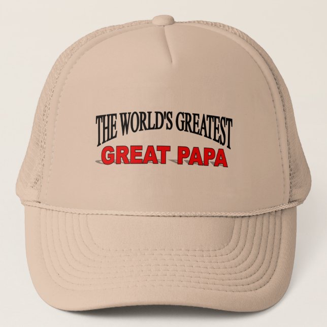 Casquette Le plus grand grand papa des mondes (Devant)