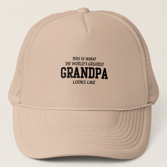 Casquette Le plus grand grand-papa du monde (Devant)