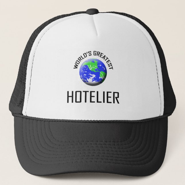 Casquette Le plus grand hôtelier du monde (Devant)