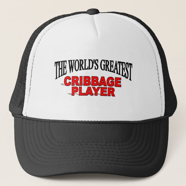 Casquette Le plus grand joueur de Cribbage du monde (Devant)