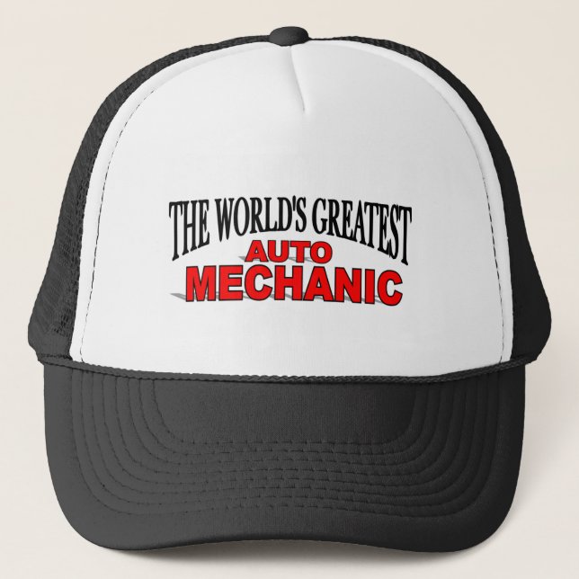 Casquette Le plus grand mécanicien automobile du monde (Devant)