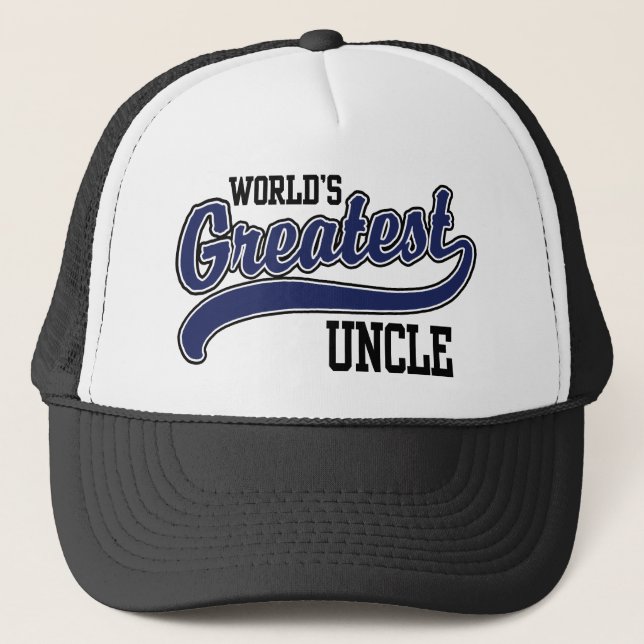 Casquette Le plus grand oncle du monde (Devant)