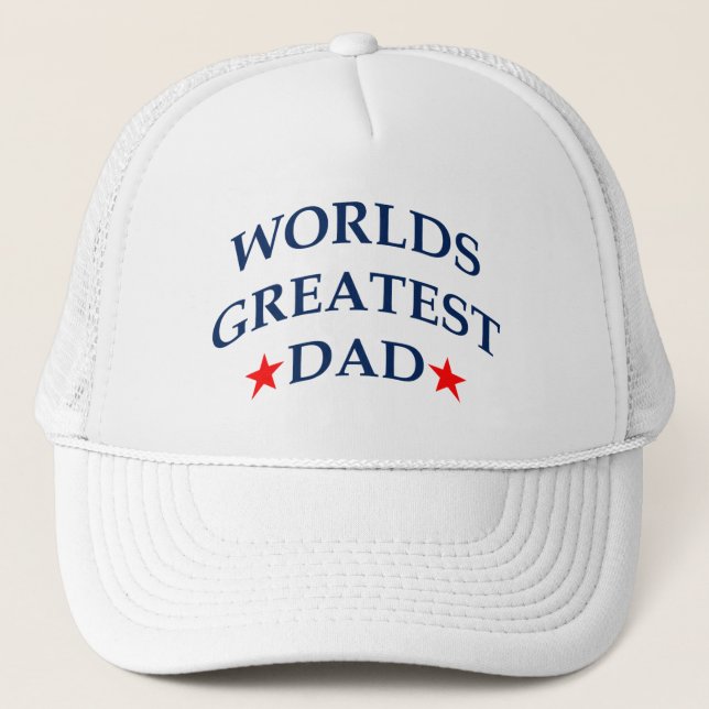 Casquette Le plus grand papa des mondes (Devant)