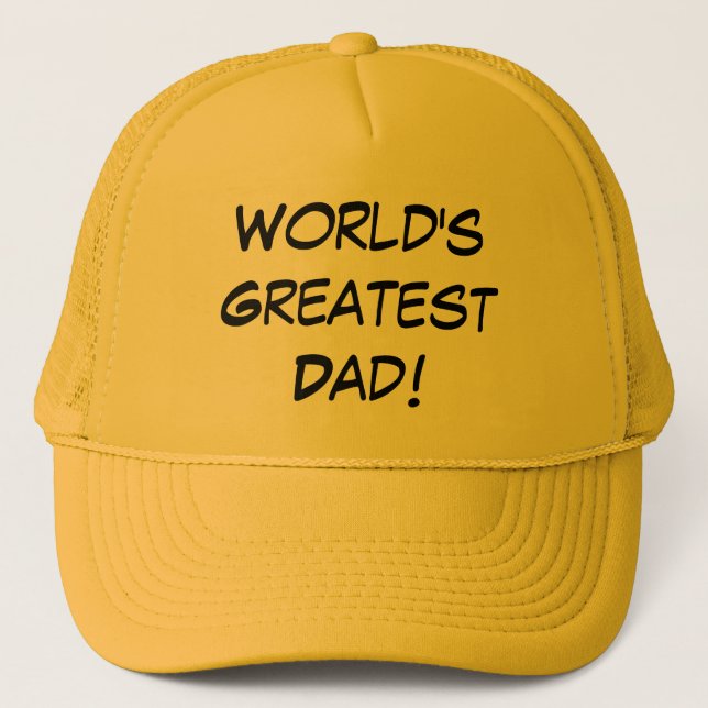 Casquette Le plus grand papa du monde (Devant)