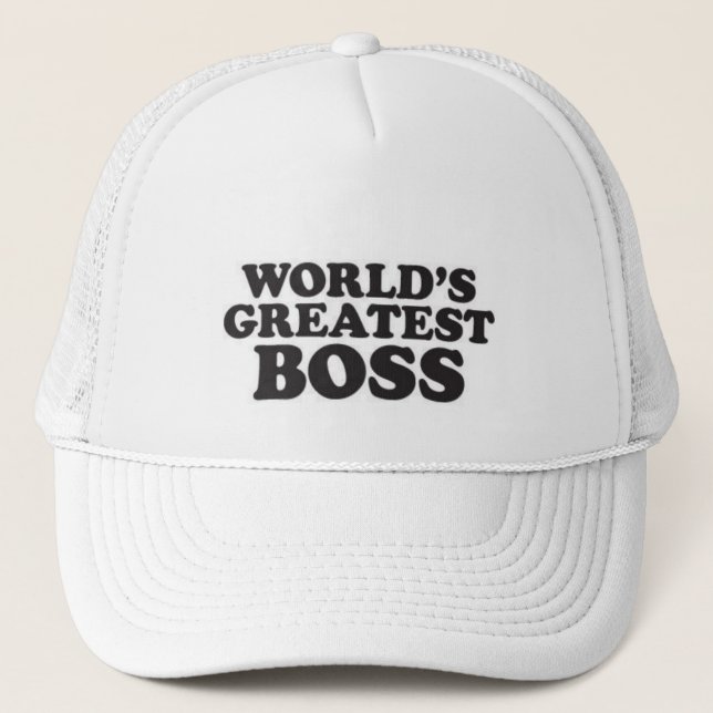 Casquette Le plus grand patron du monde (Devant)