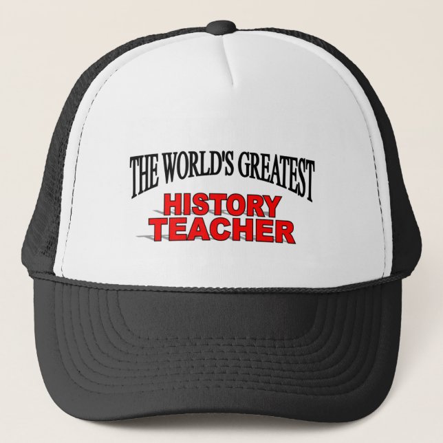 Casquette Le plus grand professeur de l'histoire du monde (Devant)