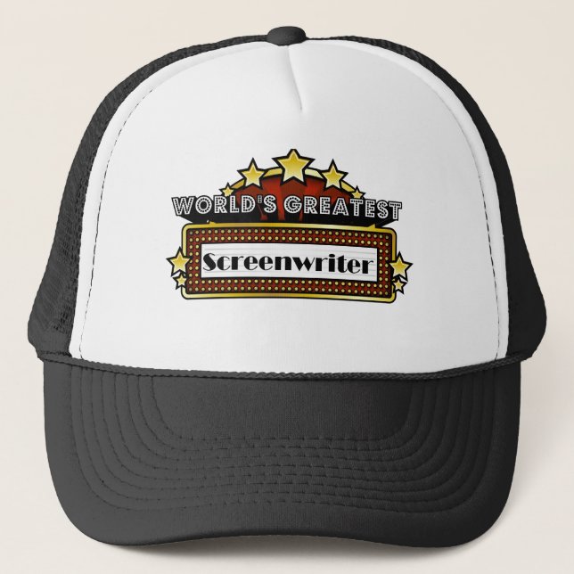 Casquette Le plus grand scénariste du monde (Devant)