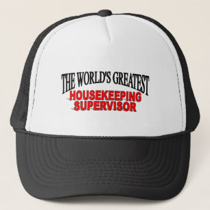 Casquette Le plus grand surveillant du ménage du monde