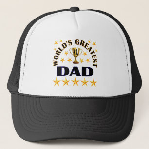 Casquette Le plus grand trophée de papa du monde est étoil