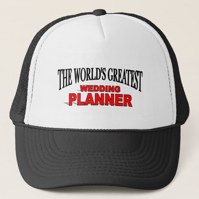 Casquette Le plus grand wedding planner du monde (Devant)