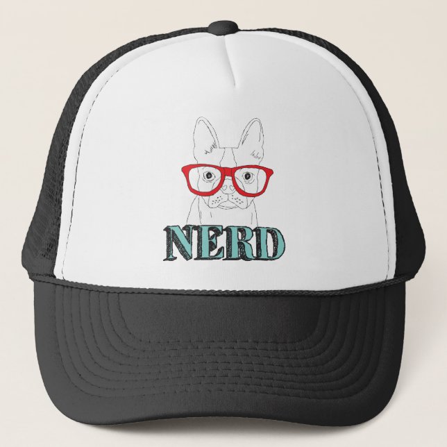 Casquette Le plus intelligent Boston Terrier Noir et Blanc C (Devant)