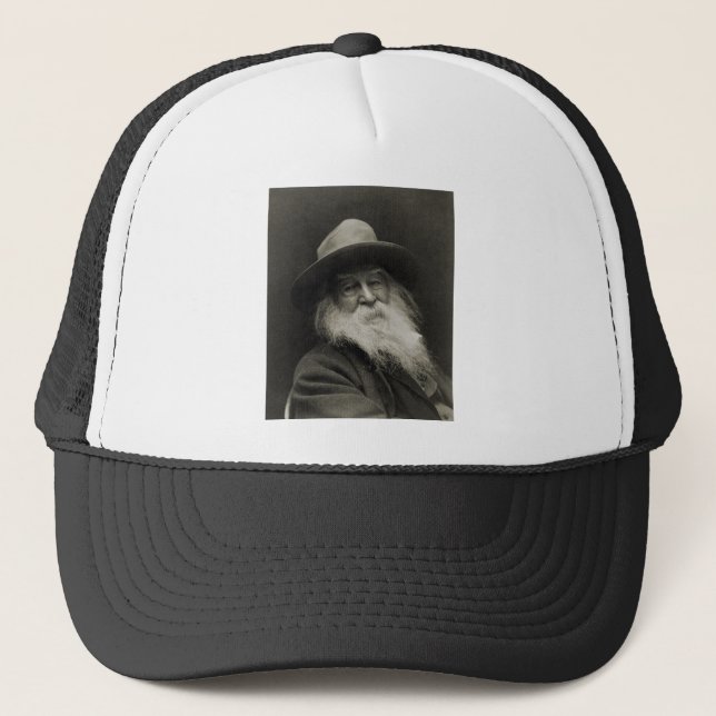 Casquette Le poète riant Walt Whitman de philosophe (Devant)