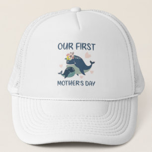 Casquette Le poison de Whale Mother's Day Joyeux Anniversair