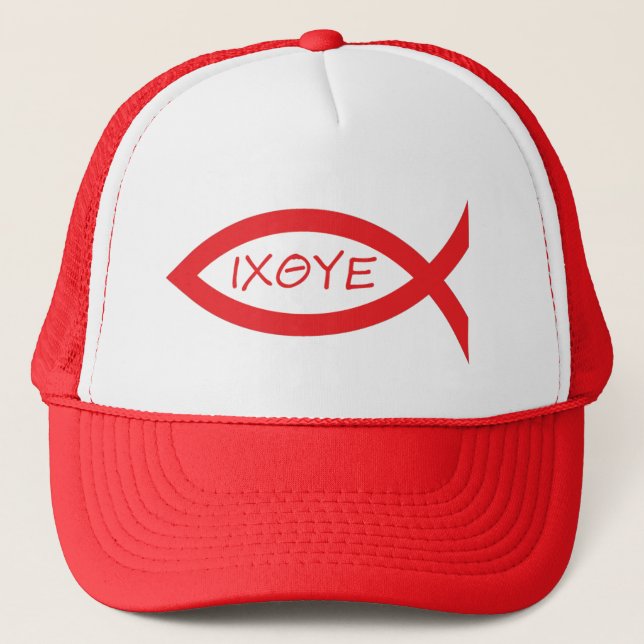 Casquette Le poisson est rouge (Devant)