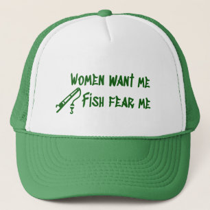 Casquette Le poisson me fait peur, le pêcheur