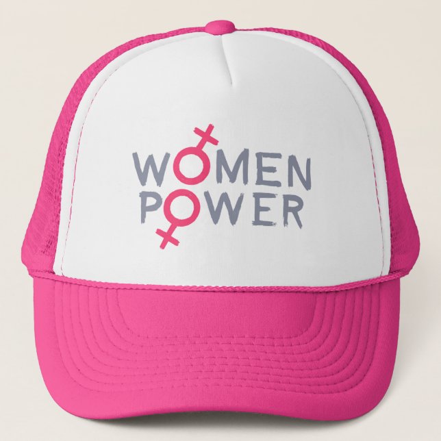 Casquette Le pouvoir des femmes (Devant)