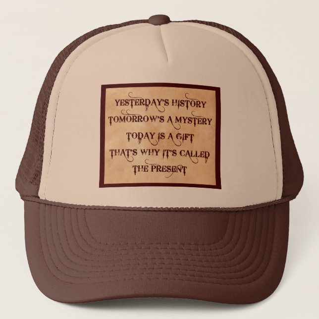 Casquette Le présent (Devant)