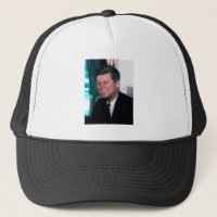 Le président américain John F. Kennedy dans le bur