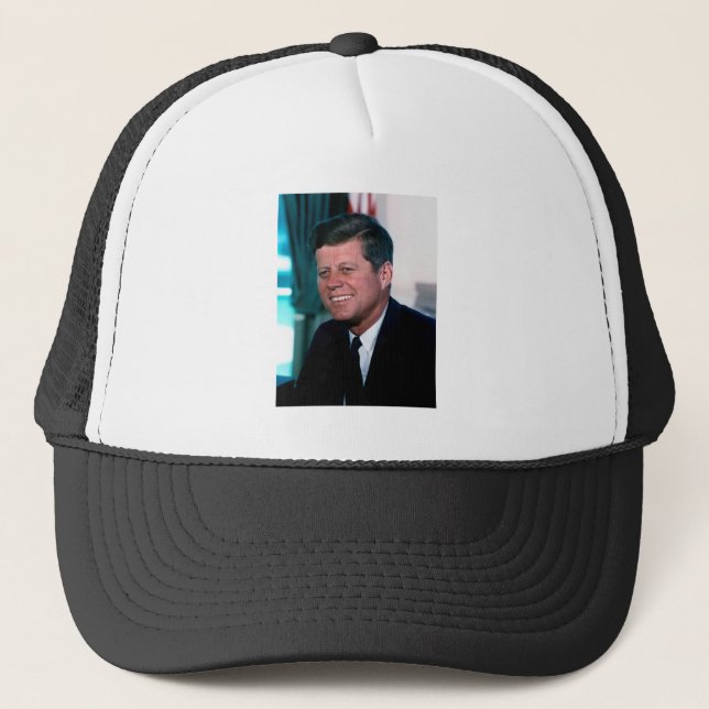 Casquette Le président américain John F. Kennedy dans le bur (Devant)