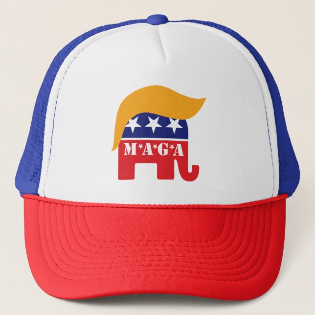 Casquette Le Président Trump 2020, le parti républicain Elép (Devant)