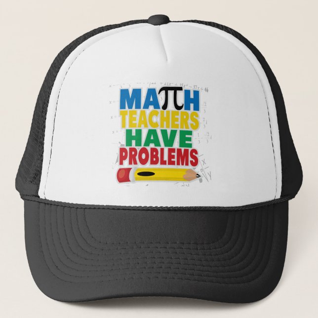 Casquette Le professeur de maths ont des problèmes (Devant)