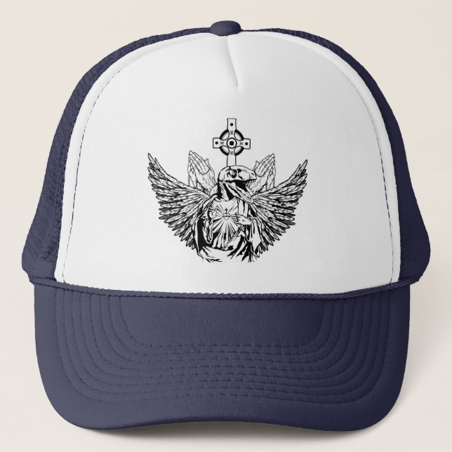 Casquette Le Raptor Jésus t'aime (Devant)