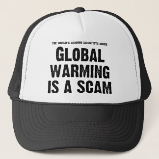 Casquette Le réchauffement climatique est une escroquerie