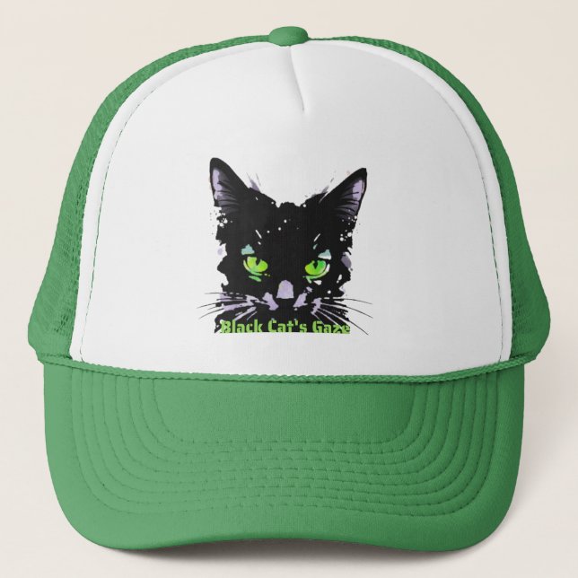 Casquette Le Regard du Chat Noir (Devant)