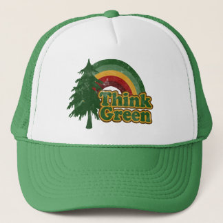 Casquette Le rétro les années 70 arc-en-ciel, pensent le