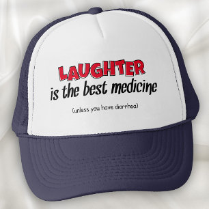 Casquette Le rire est le meilleur remède   Citation drôle