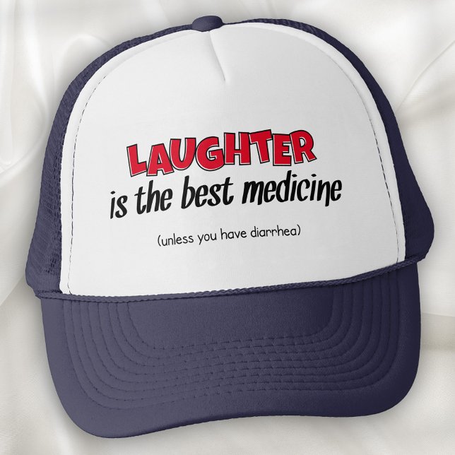 Casquette Le rire est le meilleur remède | Citation drôle (Créateur téléchargé)