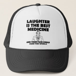 Casquette Le Rire Meilleur Médicament Votre Visage Drôle Cas