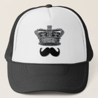 Le Roi Crown et moustache