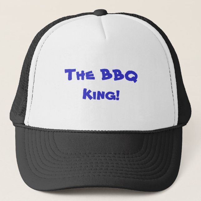 Casquette Le roi de BBQ ! (Devant)