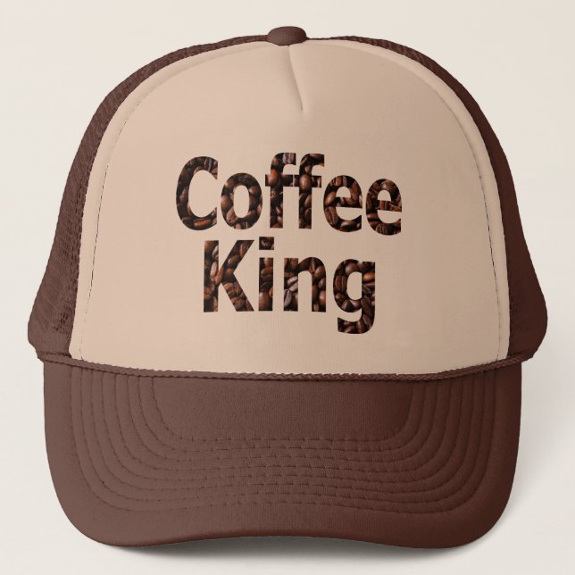Casquette Le Roi Truckers Style Hat de café (Devant)