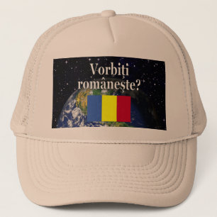 Casquette Le Romanian Do You Speak ? Flag & Earth