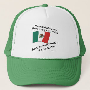 Casquette Le sang du Mexique coule parfois dans les veines T