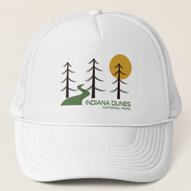 Casquette Le sentier du parc national des dunes d'Indiana (Devant)