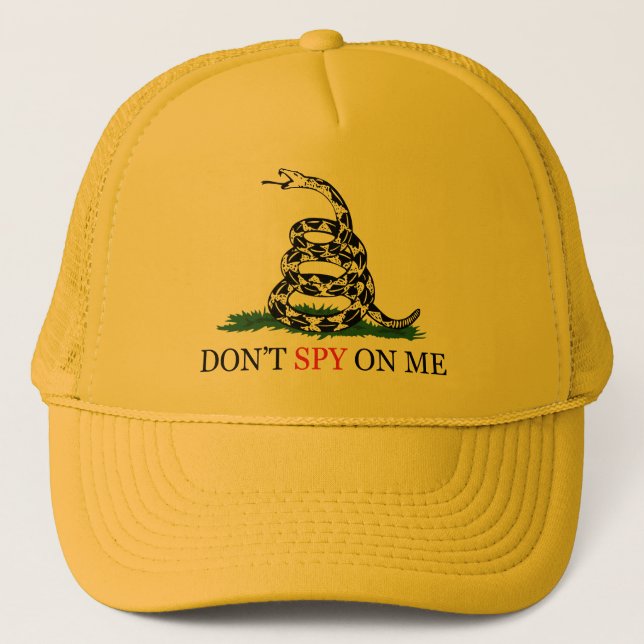 Casquette Le serpent de Gadsden ne marchent pas sur moi a (Devant)