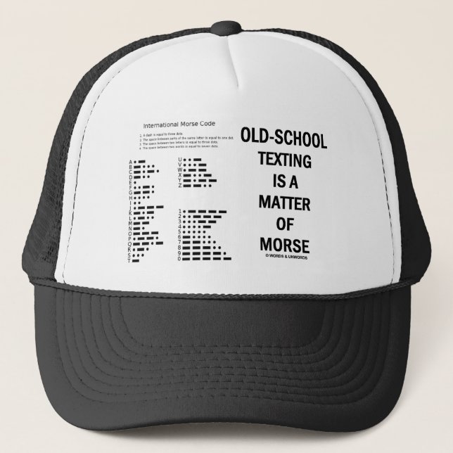 Casquette Le service de mini-messages de Vieux-School est (Devant)
