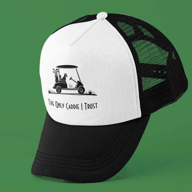 Casquette Le Seul Caddie Que J'Ai Confiance Golden Retriever (Créateur téléchargé)