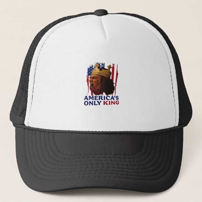 Casquette Le seul roi d'Amérique (Devant)