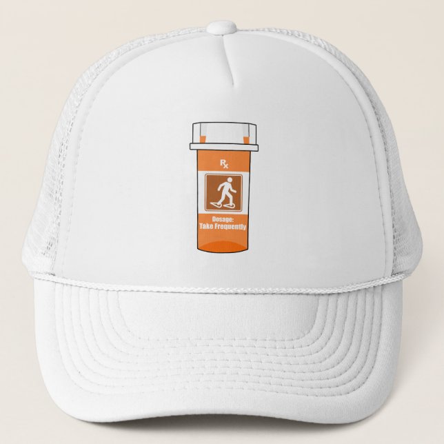 Casquette Le snowshoeing est ma drogue (Devant)